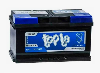 Аккумулятор TOPLA Top 85 А\ч EN800 A обр.