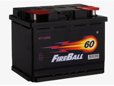 Аккумулятор 6СТ-66 Fire Ball обратный