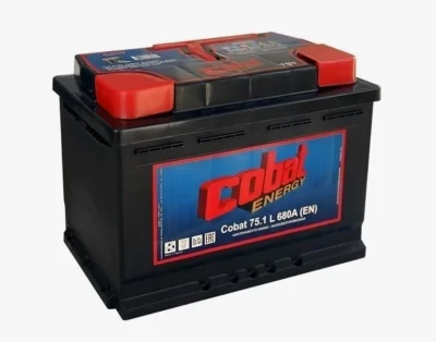 Аккумулятор COBAT 75 залитый обр.